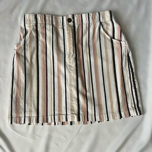 Ultra High Rise Striped Hollister Skirt